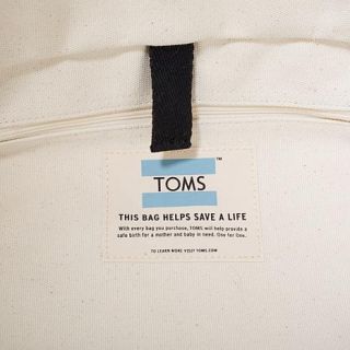 TOMS "You'll Be Amazed" Canvas Transport Tote   8031940