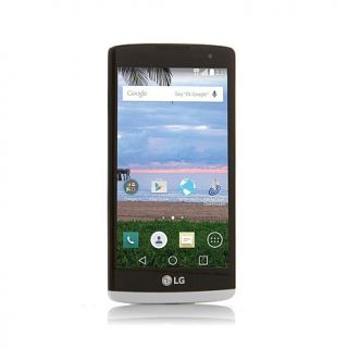 LG Sunset 4.5" 4G LTE Android 5.0 TracFone with 1200 Minutes/Texts/Data and Triple Minutes for Life   White   7988560