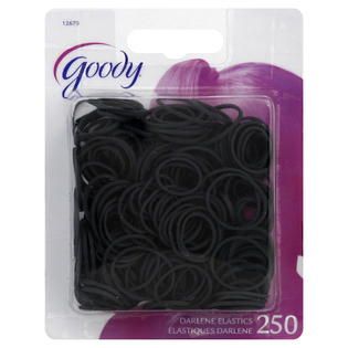 Goody  Classics Rubberbands, Black, 250 CT