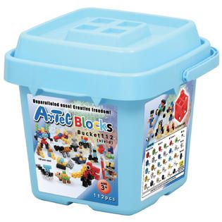 Artec 152204 Building Blocks Bucket, Vivid, 112 Pieces   Toys & Games