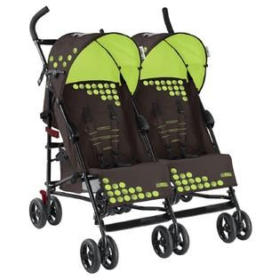 Mia Moda Facile Twin Stroller in Brown/Green   Baby   Baby Car Seats