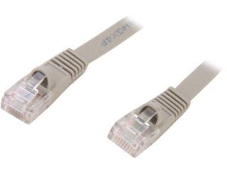 Coboc CY CAT5E 03 Gray 3ft. 30AWG Cat 5E Gray Color 350MHz UTP Flat Ethernet Stranded Copper Patch cord /Molded Network lan Cable