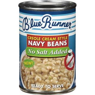 Blue Runner Creole Cream Style No Salt Added Navy Beans, 16 oz