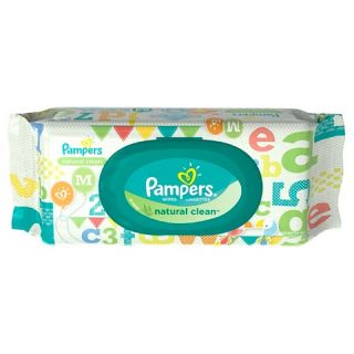 Pampers Baby Wipes Natural Clean   64 Count