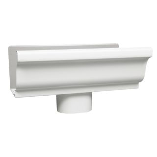 Amerimax 5 in x 10.5 in K Style Gutter End with Drop