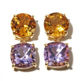 Rarities: Fine Jewelry with Carol Brodie 23.7ct Citrine and Amethyst Vermeil Dr   7766105