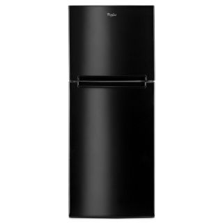 Whirlpool 10.72 cu ft Top Freezer Refrigerator (Black)
