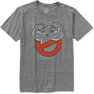 Ghost Busters Big Men's Buff Ghost Short Sleeve Graphic Tee
