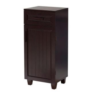 Elegant Home Fashions Americana 15 in. W x 12.5 in. D x 34 in. H Floor Cabinet in Dark Espresso 9HD701