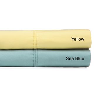 Outlast Sea Blue/ Yellow 350 Thread Count Sheet Set