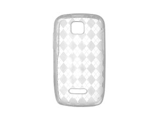 Motorola Theory Clear Checker Design Crystal Skin