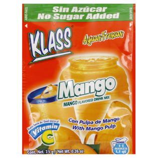 Klass  Drink Mix, Mango Flavored, 0.26 oz (7.5 g)