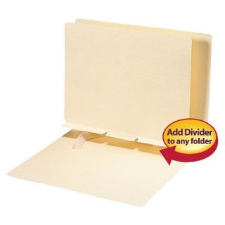 Smead® Self Adhesive Letter Folder Dividers with Pre Punched Slits