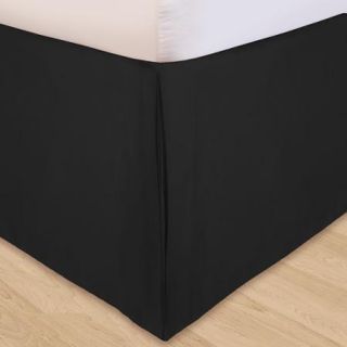 Solid Microfiber 3 Piece Adjustable Bedding Bed Skirt