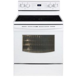 Samsung Smooth Surface Freestanding 5 Element 5.9 cu ft Self Cleaning Convection Electric Range (White) (Common: 30 in; Actual: 29.90 in)