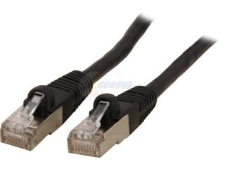 Coboc CY CAT7 30  Black 30ft. 26AWG Snagless Cat 7 Black Color 600MHz SSTP(PIMF) Shielded Ethernet Stranded Copper Patch cord /Molded Network lan Cable
