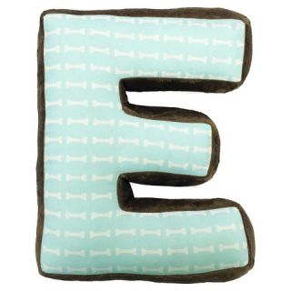 One Grace Place Puppy Pal Boy Letter Pillow E   Multicolor (12X11