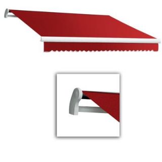 AWNTECH 18 ft. LX Maui Manual Retractable Acrylic Awning (120 in. Projection) in Red MM18 35 R