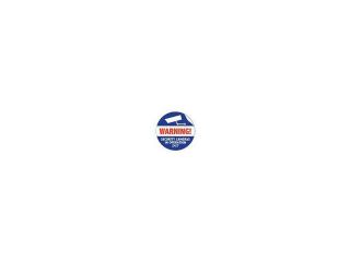 Axis Communications 5502 821 Surveillance Stickers (50 Pack)