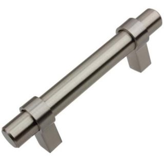 GlideRite 3.75 inch CC Solid Stainless Steel Finish Euro Cabinet Bar Pulls (Pack of 10 or 25) Stainless Steel   Pack of 10