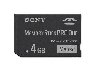Sony MSMT4G/TQM 4 GB Memory Stick PRO Duo   1 Card