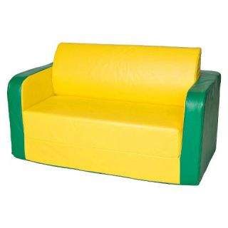 foamnasium™ Pullout Sofa Play Furniture   Yellow/Green
