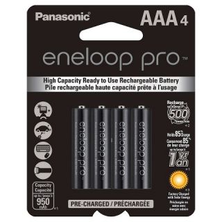 Panasonic eneloop pro AAA High Capacity, Ni MH Pre Charged