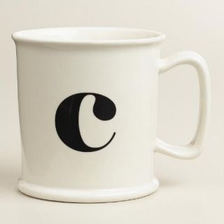C Monogram Porcelain Mug