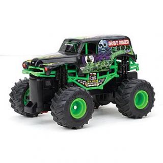 New Bright 4x4 Monster Jam 5 R/C Mini Grave Digger   Toys & Games