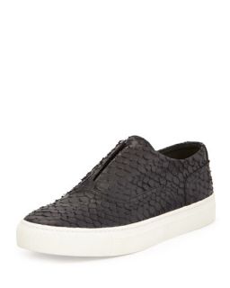 Vince Nelson Python Embossed Leather Skate Shoe