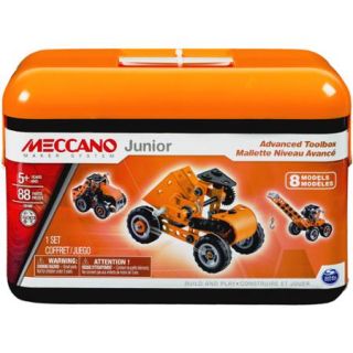 Meccano Junior Advanced Toolbox, 8 Model Kit