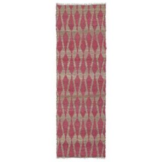 Kaleen Kenwood Pink 2 ft. 6 in. x 8 ft. Double Sided Runner KEN04 92 2.6 X 8