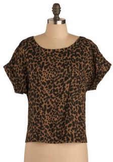 Year of the Leopard Top  Mod Retro Vintage Short Sleeve Shirts