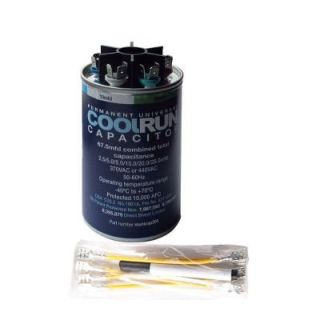 COOLRUN 2.5 MFD to 67.5 MFD Round Universal Motor Run Capacitor MUNICAP200