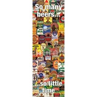 So Many Beers Poster Print (36 X 12)