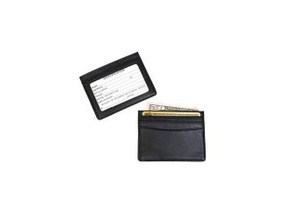 Mini ID and Credit Card Holder in Black