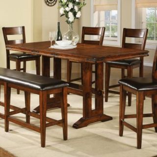 Winners Only Mango Counter Height Dining Table with 18 in. Butterfly Leaf