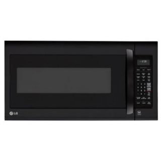 LG Electronics 2.0 cu. ft. Over the Range Microwave in Smooth Black with EasyClean LMV2031SB