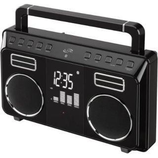 iLive Bluetooth Retro Portable Boombox, iBB683B