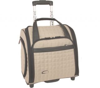Travelon Wheeled Underseat Carry On w/BackUp Bag   Khaki