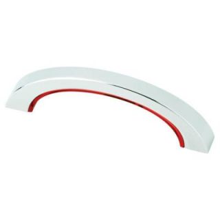 Liberty 3 in. (76mm) Chrome and Red Color Pop Cabinet Pull P30246C 102 CP
