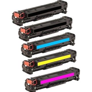 Compatible HP CE740A CE741A CE742A CE743A Black Cyan Magenta Yellow