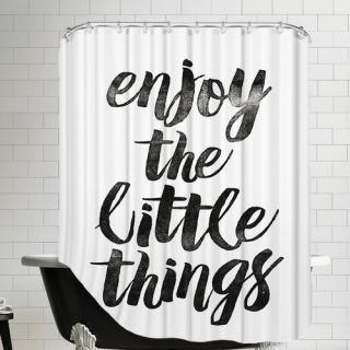 Enjoy The Little Things 2 Shower Curtain by Americanflat