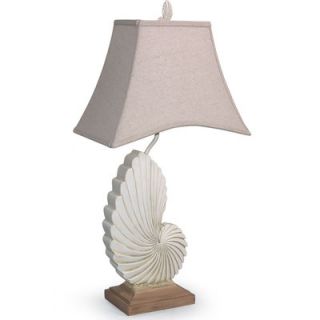 Island Way Nautilus 32 H Table Lamp with Bell Shade