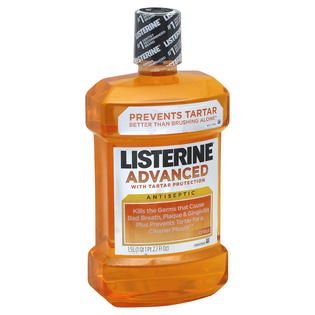 Listerine Advanced Antiseptic, with Tartar Protection, Citrus, 50.7 oz