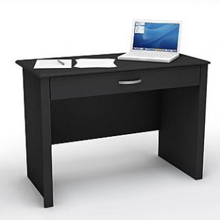 South Shore Secretary Desk in Pure Black   Home   Furniture   Home