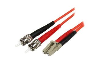 STARTECH 50FIBLCST1 1m Multimode 50/125 Duplex Fiber Patch Cable LC   ST