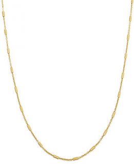 Bar and Cable Chain Necklace in 14k Gold   Necklaces   Jewelry