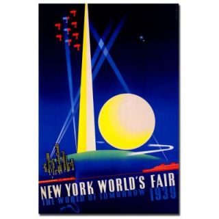 Trademark Fine Art 24 in. x 32 in. New York World's Fair 1939 Canvas Art V7069 C2432GG