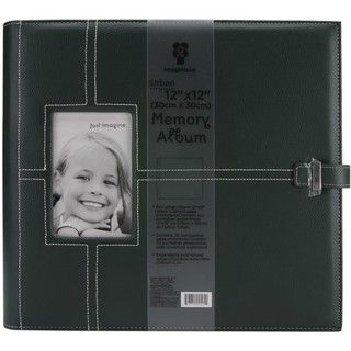 All My Memories Dark Green 12x12 in Postbound Album
